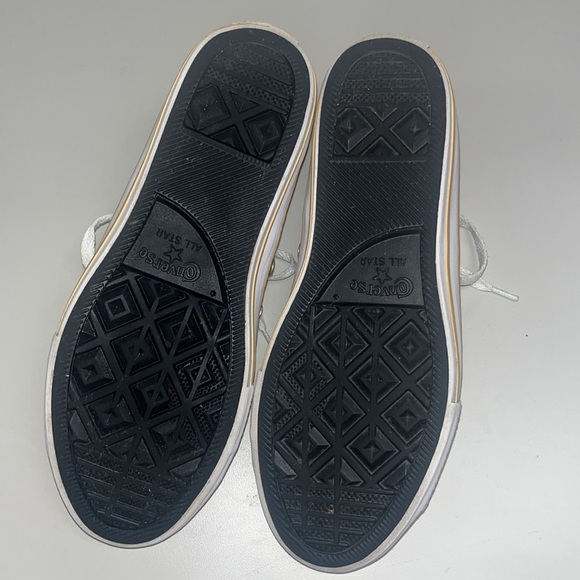 Converse All Star gold w/ sparkles lop top sneakers size 5 Junior’s- unisex - Picture 6 of 13